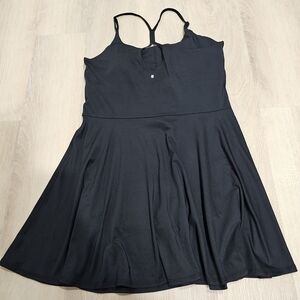 Athletic Ideology Exercise Dress Built-in Shorts  Athleisure Mini Dress L/XL